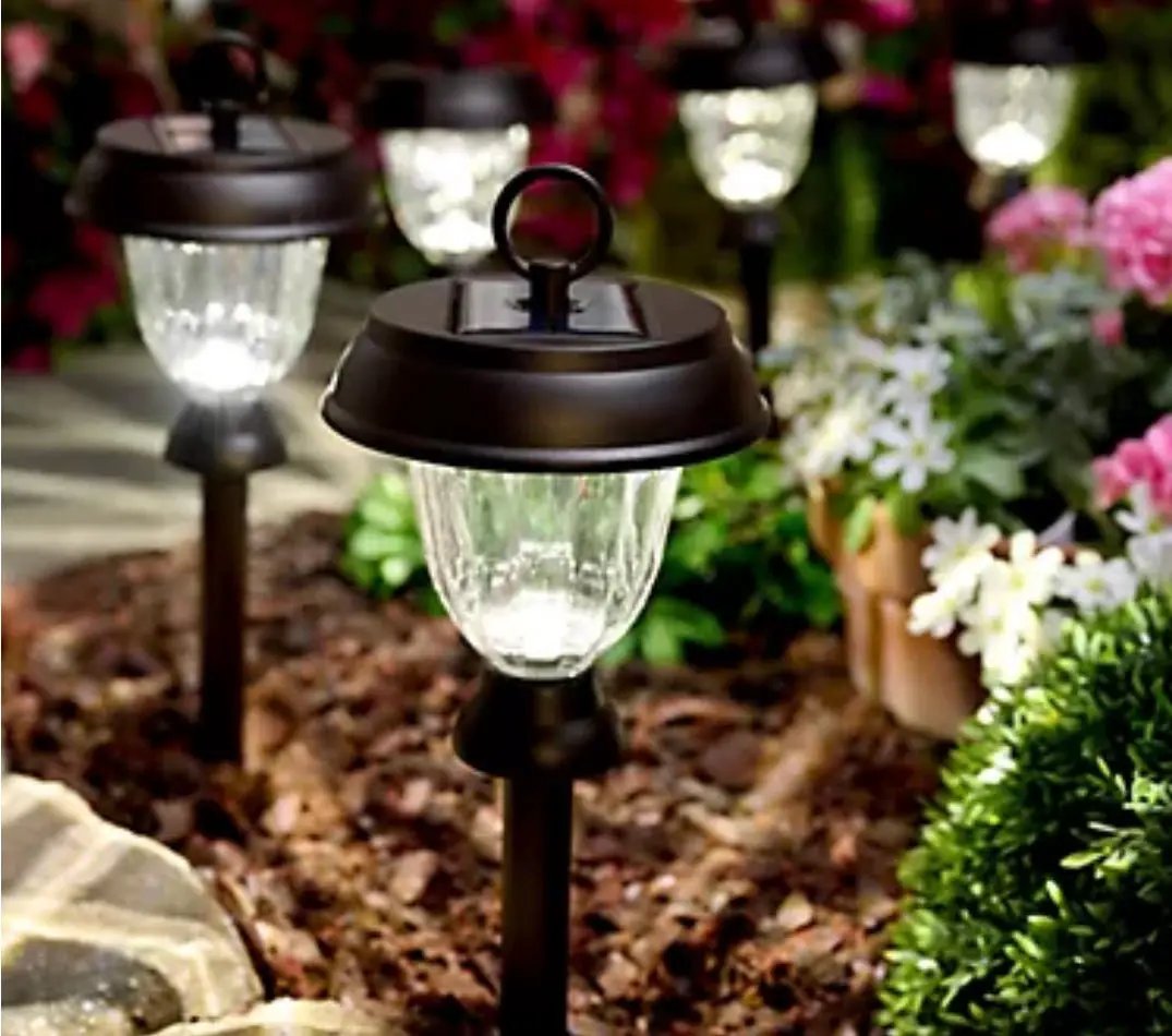 Energizer 8 Pack 3-in-1 Solar Pathway Lights with 360-degree 15 Lumen by Outdoor Solar Outlet