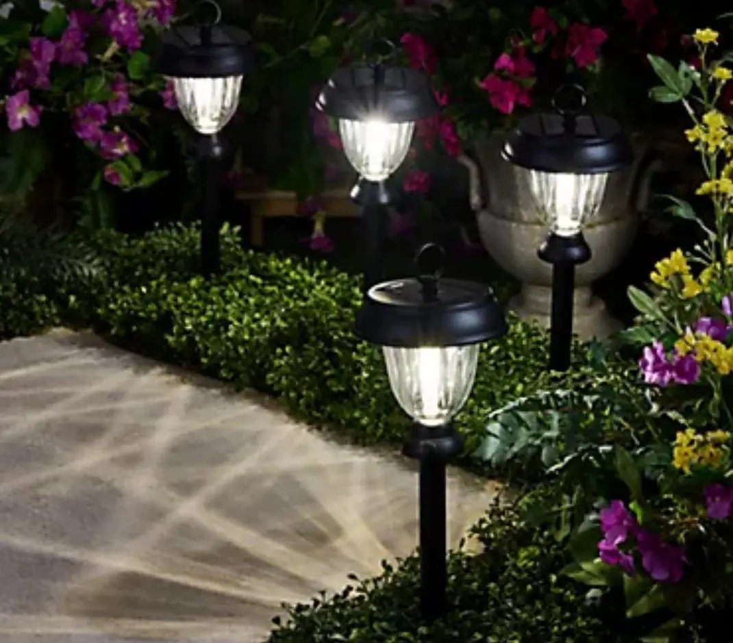 Energizer 8 Pack 3-in-1 Solar Pathway Lights with 360-degree 15 Lumen by Outdoor Solar Outlet