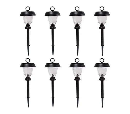 Energizer 8 Pack 3-in-1 Solar Pathway Lights with 360-degree 15 Lumen by Outdoor Solar Outlet