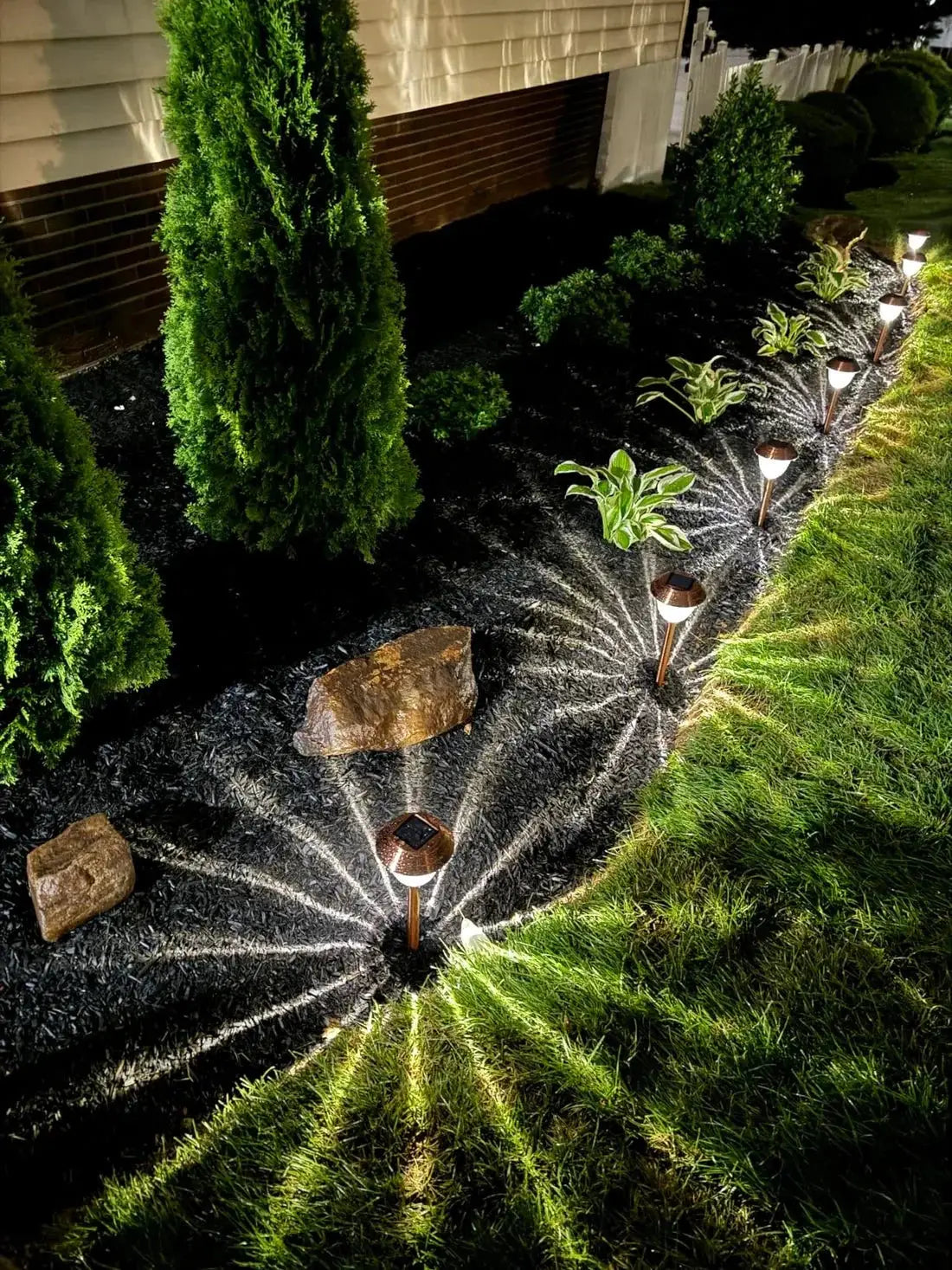 Energizer 8 Pack Solar Pathway LED Lights Outdoor-Stainless Steel 15 Lumen by Outdoor Solar Outlet