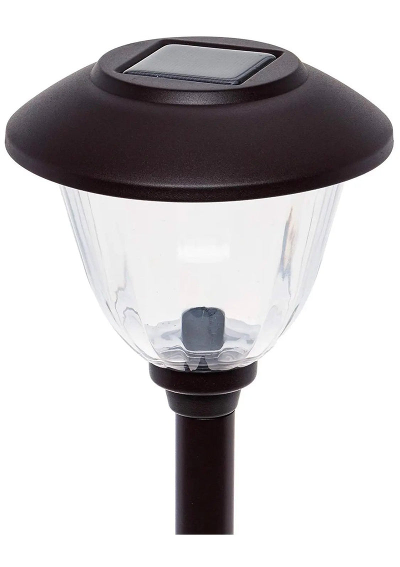 Energizer 8 Pack Solar Pathway LED Lights Outdoor-Stainless Steel -15 Lumen( Black ) by Outdoor Solar Outlet