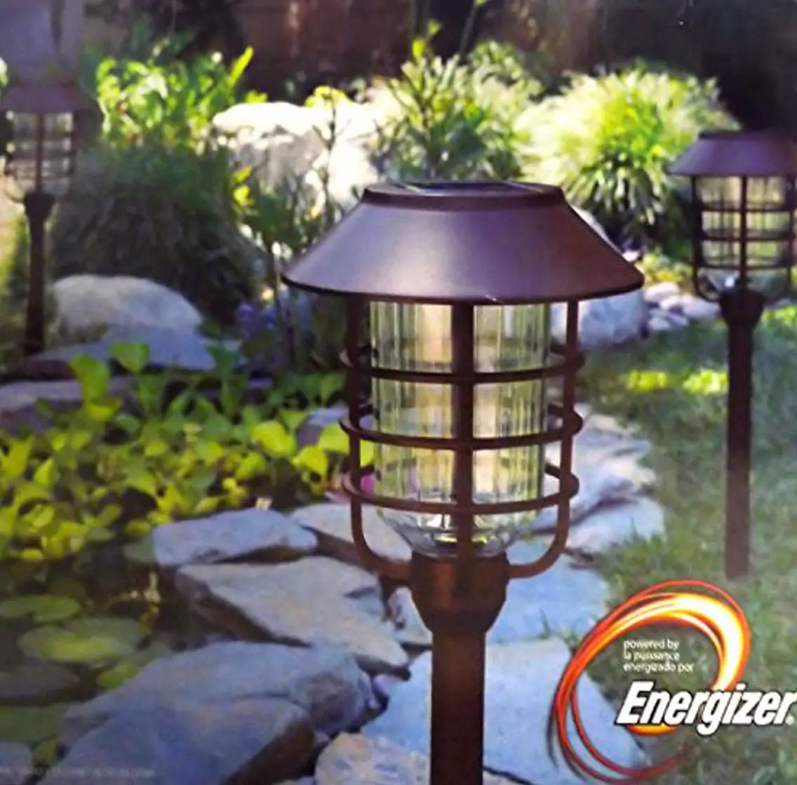 Energizer Grill Solar LED Pathway Lights - Oil-rubbed Bronze 4 Pack by Outdoor Solar Outlet