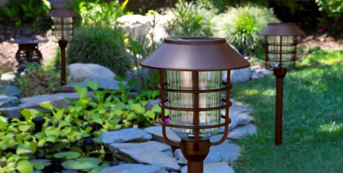 Energizer Grill Solar LED Pathway Lights - Oil-rubbed Bronze 4 Pack by Outdoor Solar Outlet