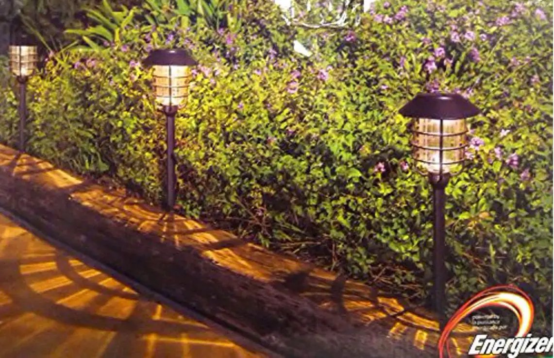 Energizer Grill Solar LED Pathway Lights - Oil-rubbed Bronze 4 Pack by Outdoor Solar Outlet