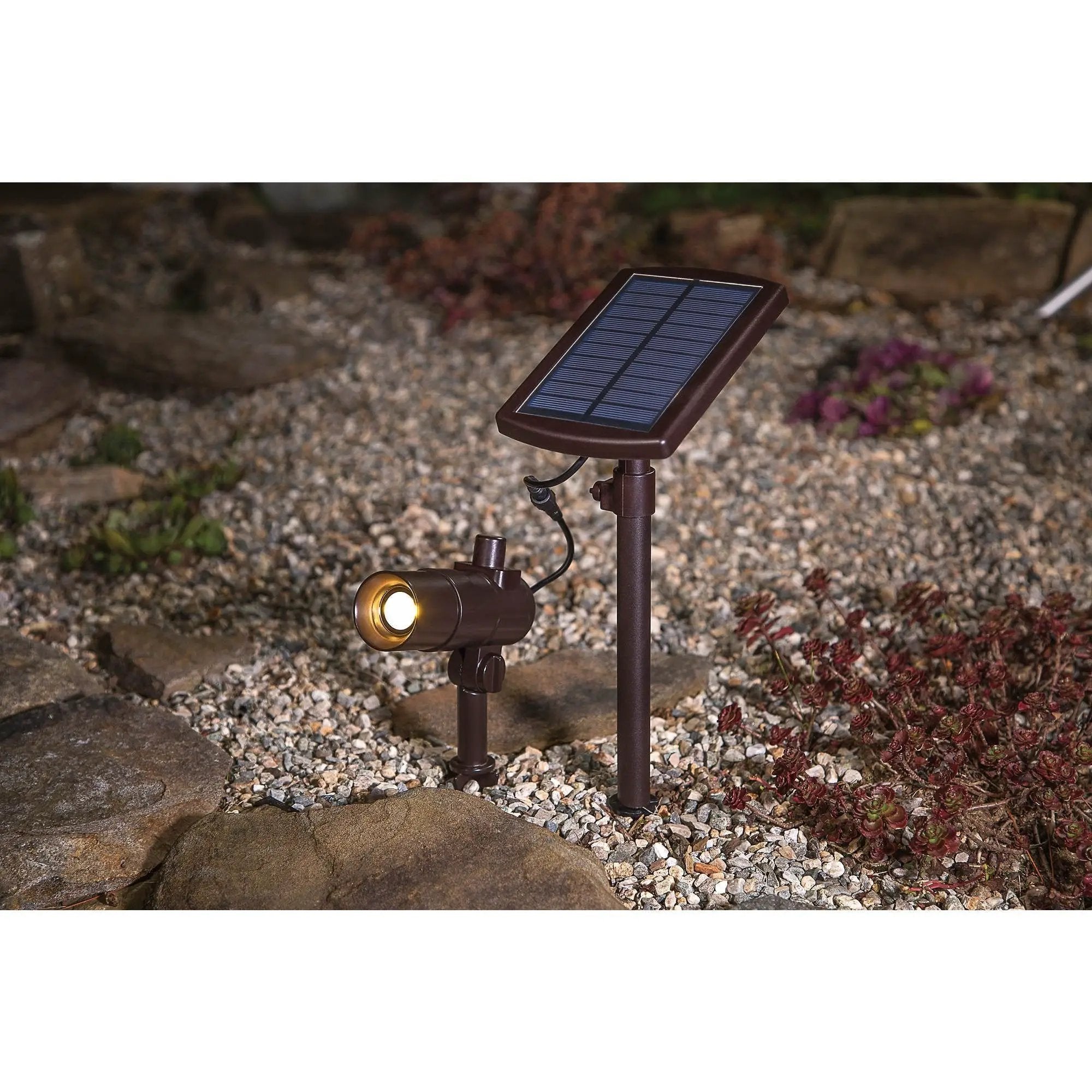 Energizer Smart Focus LED 100-Lumen Solar Spotlight 2 Pack by Outdoor Solar Outlet
