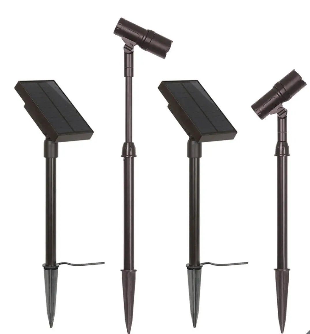Energizer Smart Focus LED 100-Lumen Solar Spotlight 2 Pack by Outdoor Solar Outlet