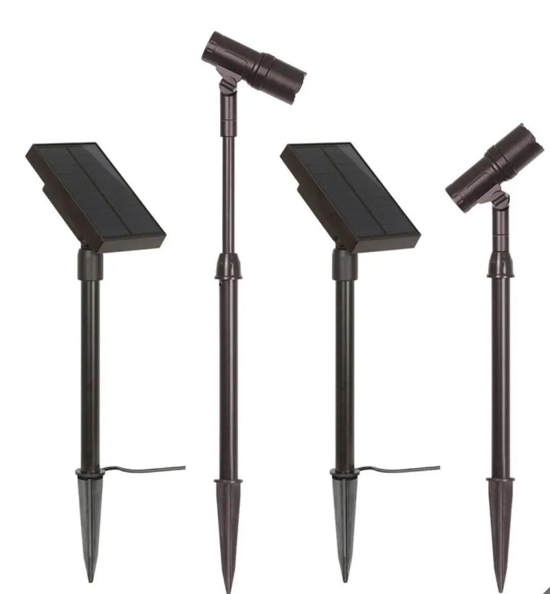 Energizer Smart Focus LED 100-Lumen Solar Spotlight 2 Pack by Outdoor Solar Outlet