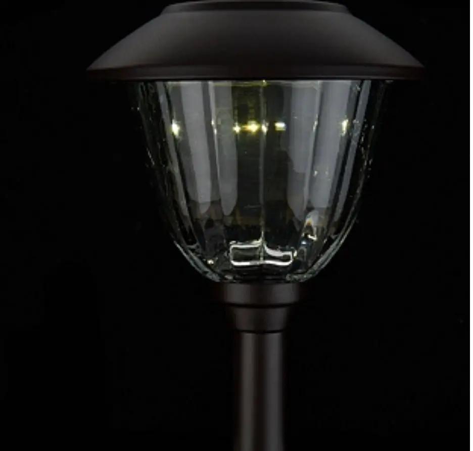 Energizer Solar Outdoor Pathway Lights Stainless Steel And Glass LED Lights- 8 Pack by Outdoor Solar Outlet