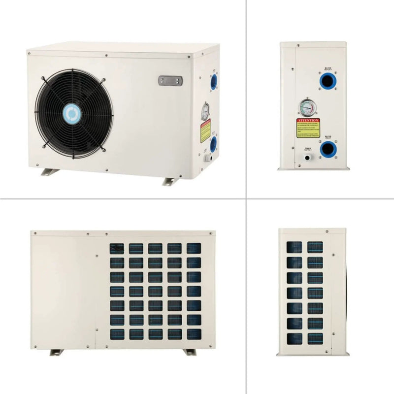 Energy-Saving Electric Swimming Pool Heat Pump For Above And Inground Pools, 6000 Gallons (SAK93541) by SAKSBY WHOLESALE