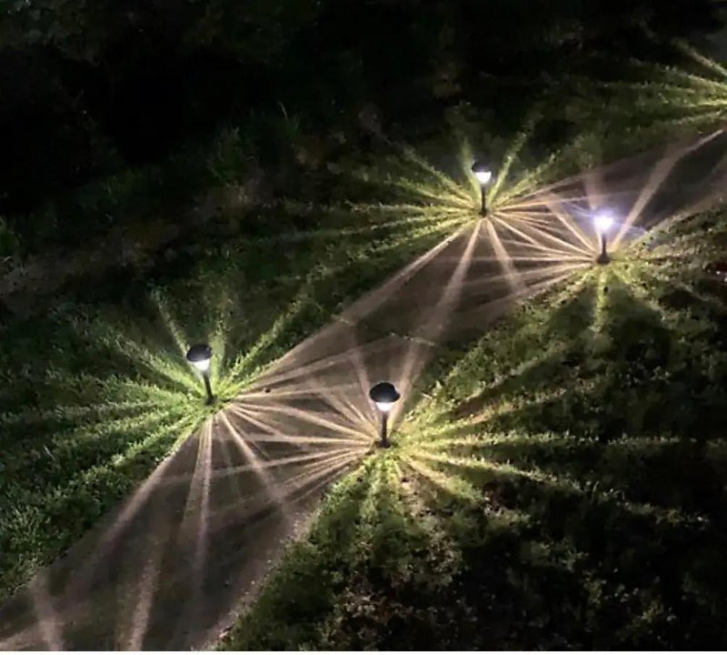 Enerigizer 10 Pack Solar Pathway LED Lights Outdoor 15 Lumen-Stainless Steel(Silver) by Outdoor Solar Outlet