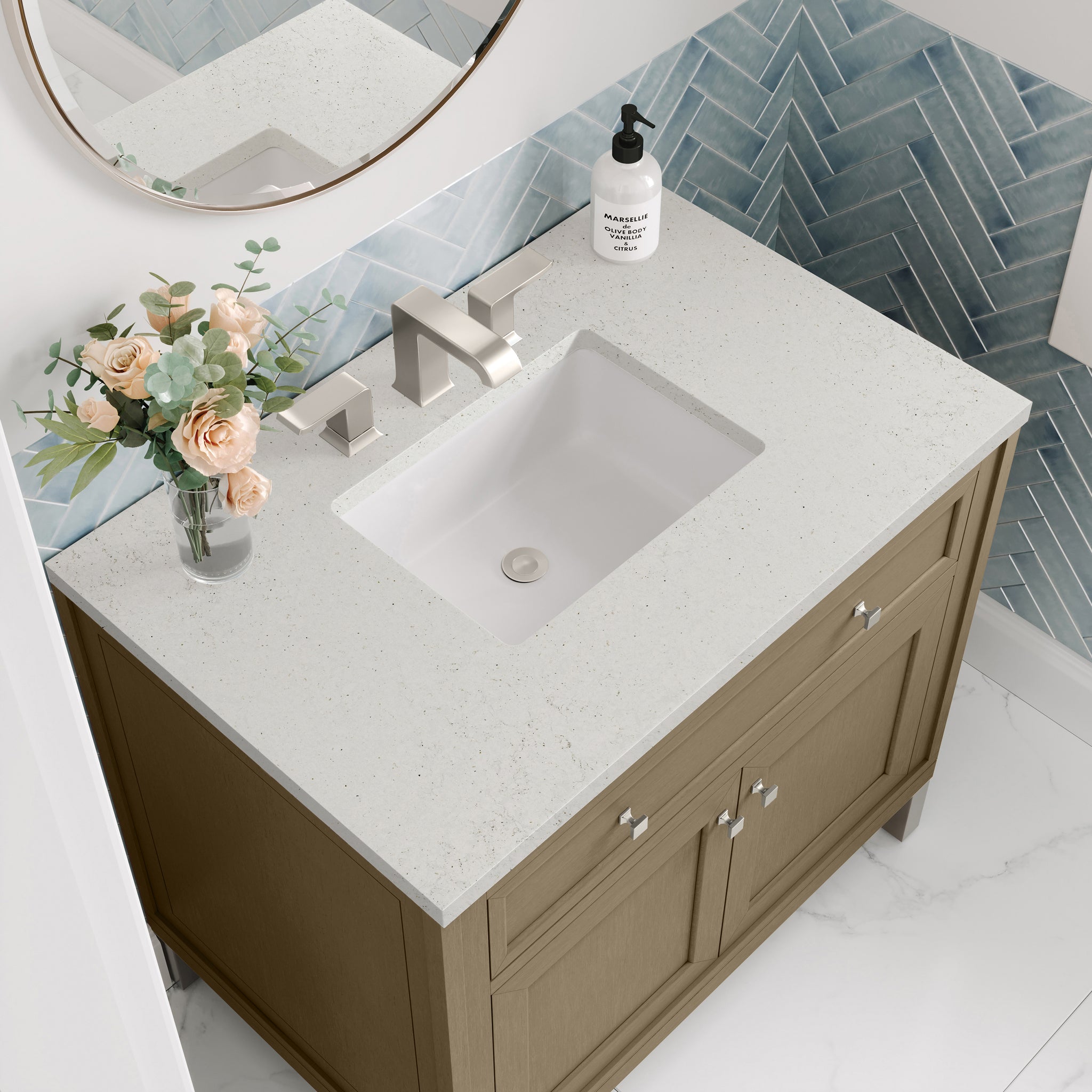 James Martin Chicago 36" Single Bathroom Vanity, Walnut Whisper by James Martin