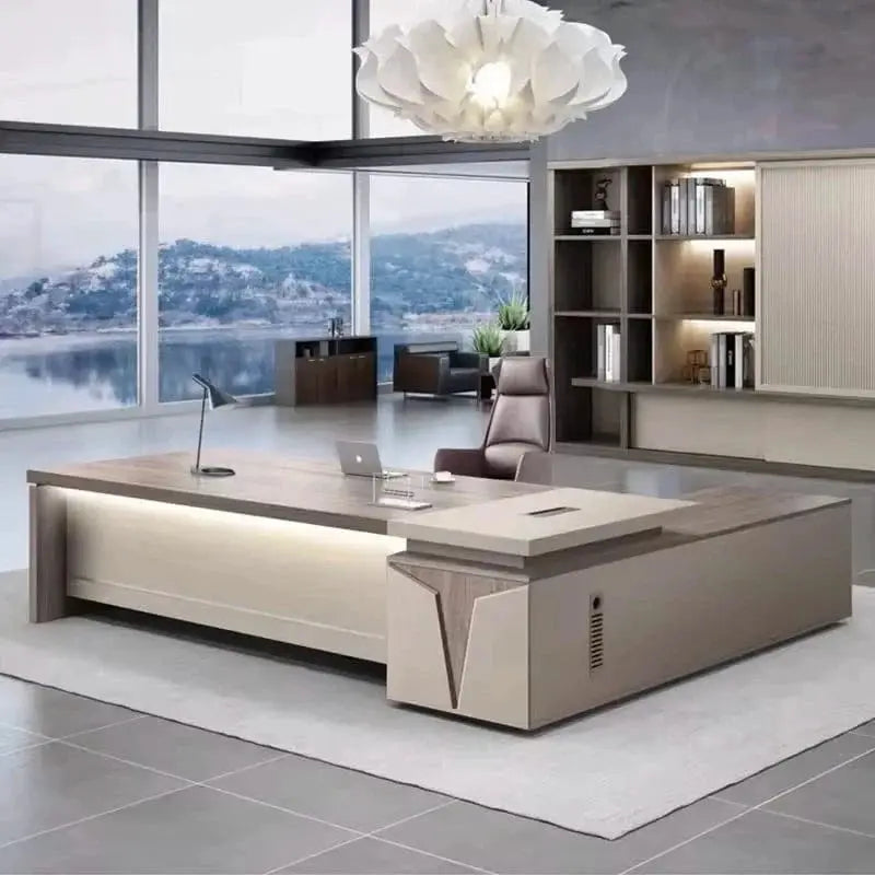 Reytan · Modern L-Shaped Executive Desk by Arc Grove