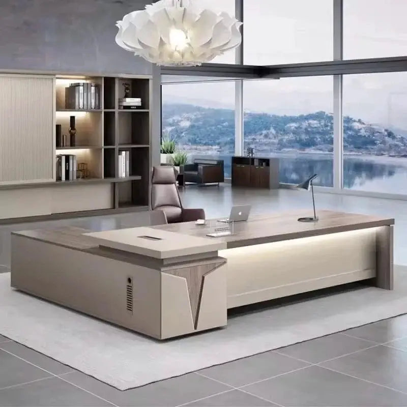 Reytan · Modern L-Shaped Executive Desk by Arc Grove