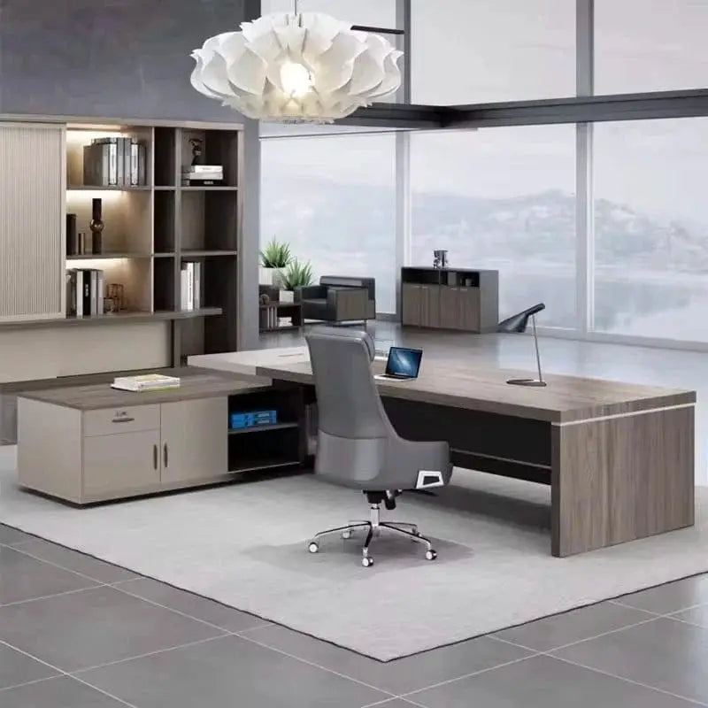 Reytan · Modern L-Shaped Executive Desk by Arc Grove