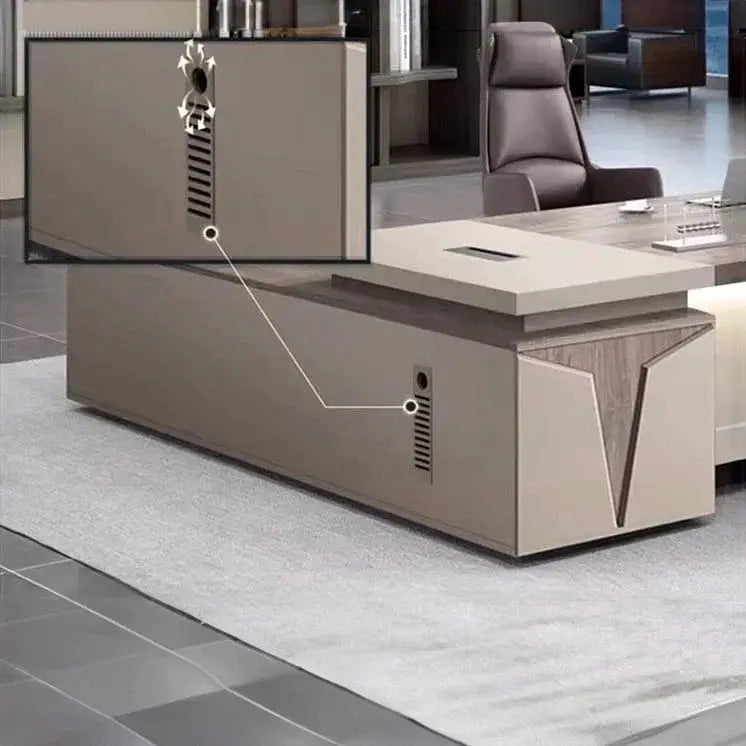Reytan · Modern L-Shaped Executive Desk by Arc Grove