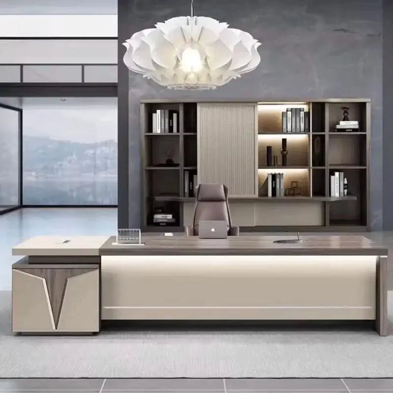 Reytan · Modern L-Shaped Executive Desk by Arc Grove