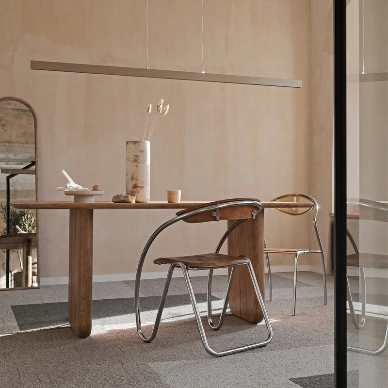 Oval Solid Wood Dining Table by Gizz