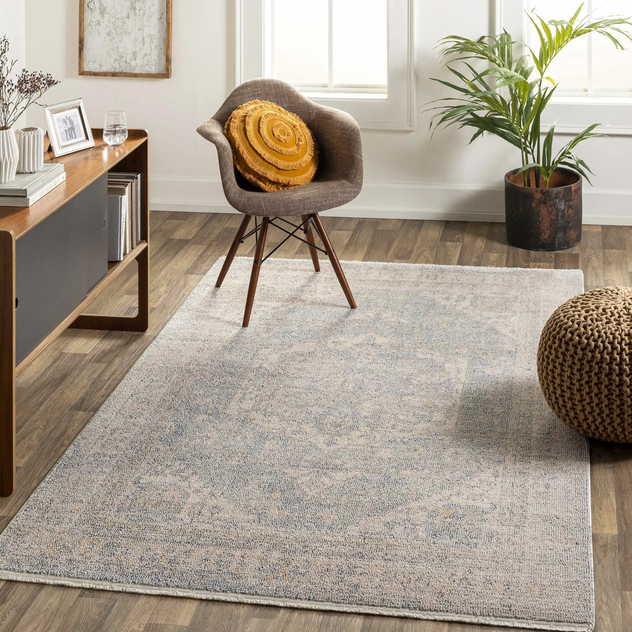 Tusa Blue Area Rug - Clearance by Boutique Rugs