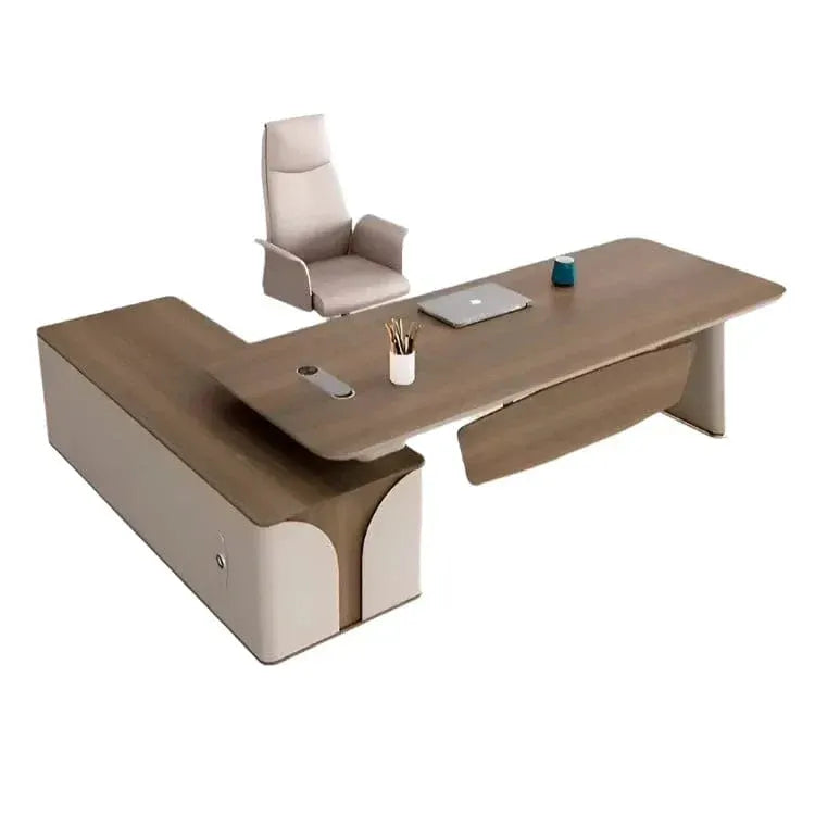 Archer · Modern L-Shaped Executive Desk by Arc Grove