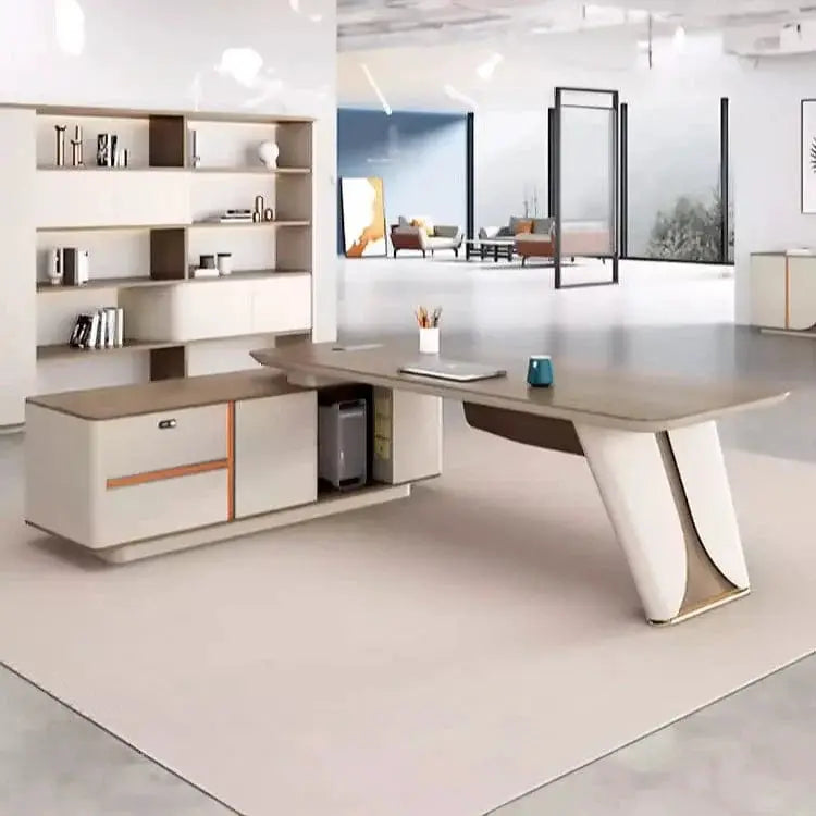 Archer · Modern L-Shaped Executive Desk by Arc Grove