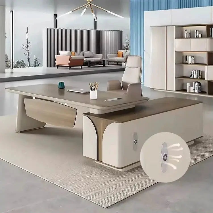 Archer · Modern L-Shaped Executive Desk by Arc Grove