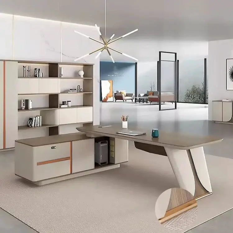 Archer · Modern L-Shaped Executive Desk by Arc Grove