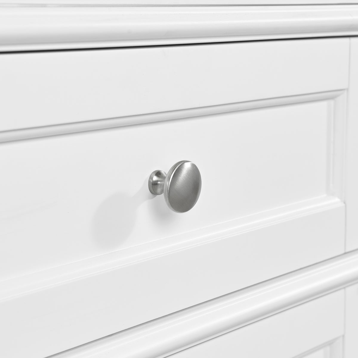 James Martin Brittany Linen Cabinet, Bright White, view 10