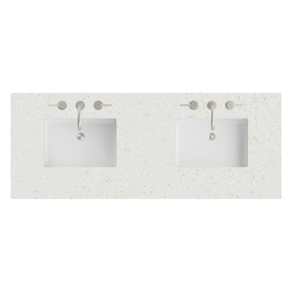 James Martin 60" Double Vanity Top