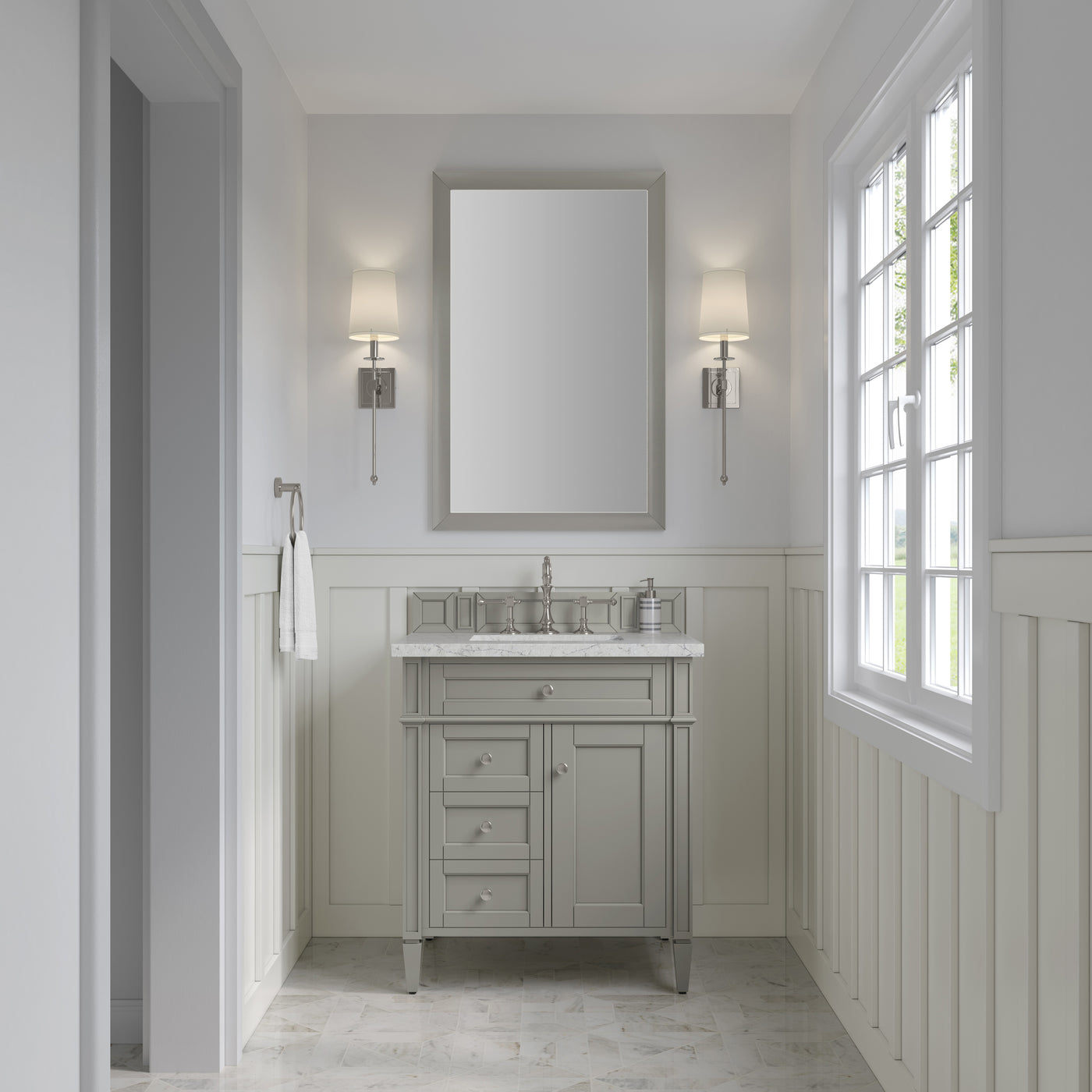James Martin Brittany 30" Single Bathroom Vanity, Urban Gray by James Martin