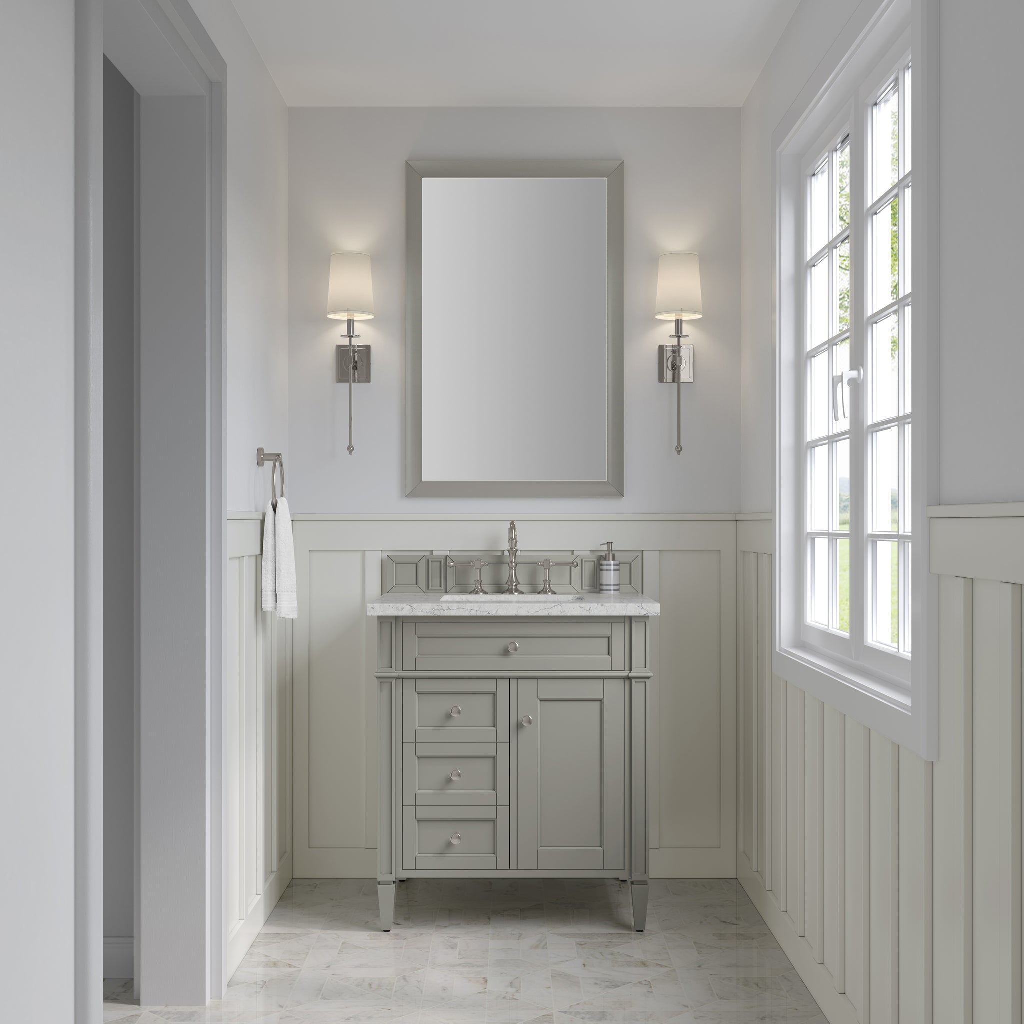 James Martin Brittany 30" Single Bathroom Vanity, Urban Gray by James Martin