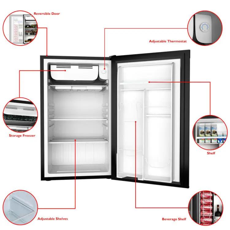 3.2 cu. ft. Mini Dorm Compact Refrigerator by DirectDeals