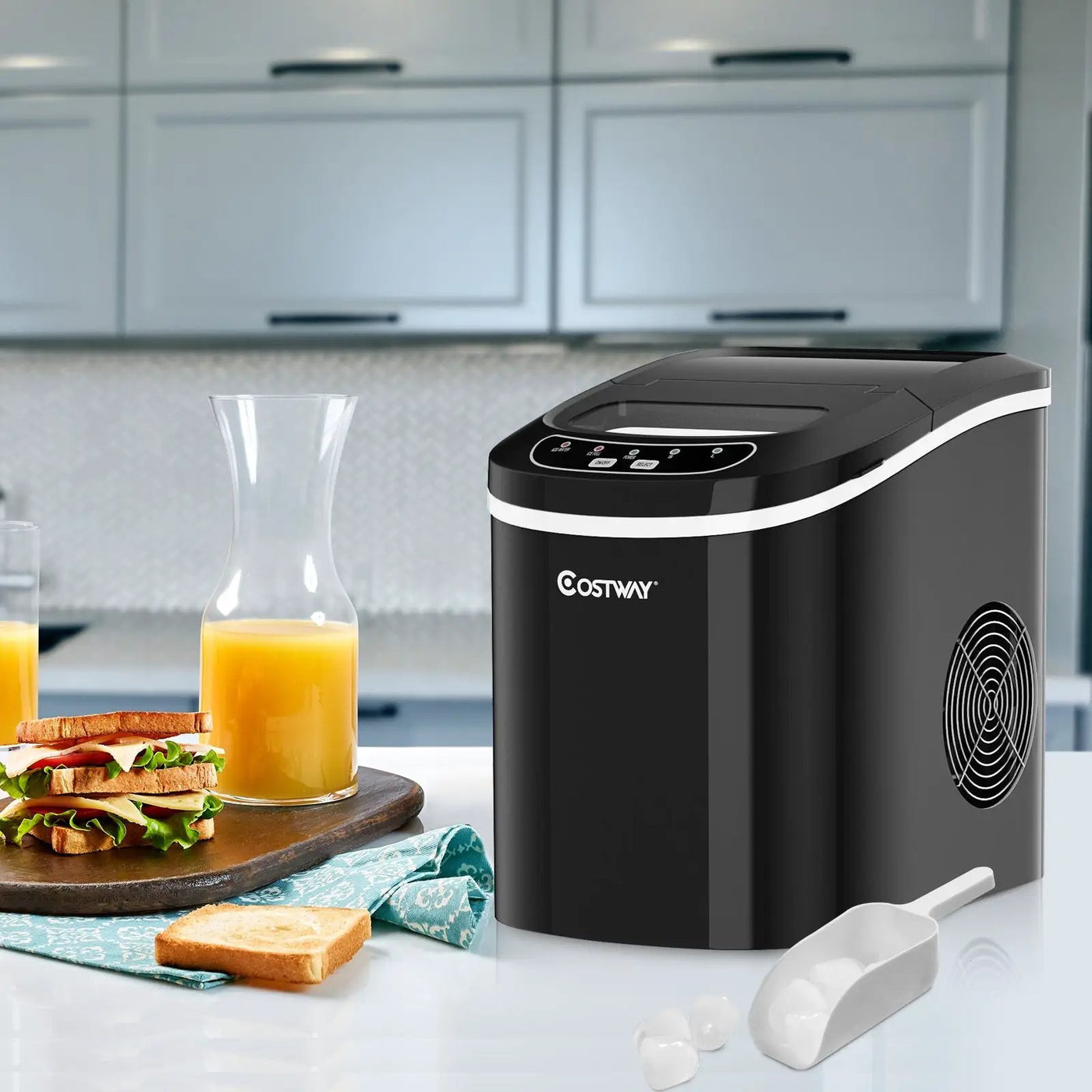 Mini Portable Compact Electric Ice Maker Machine by DirectDeals