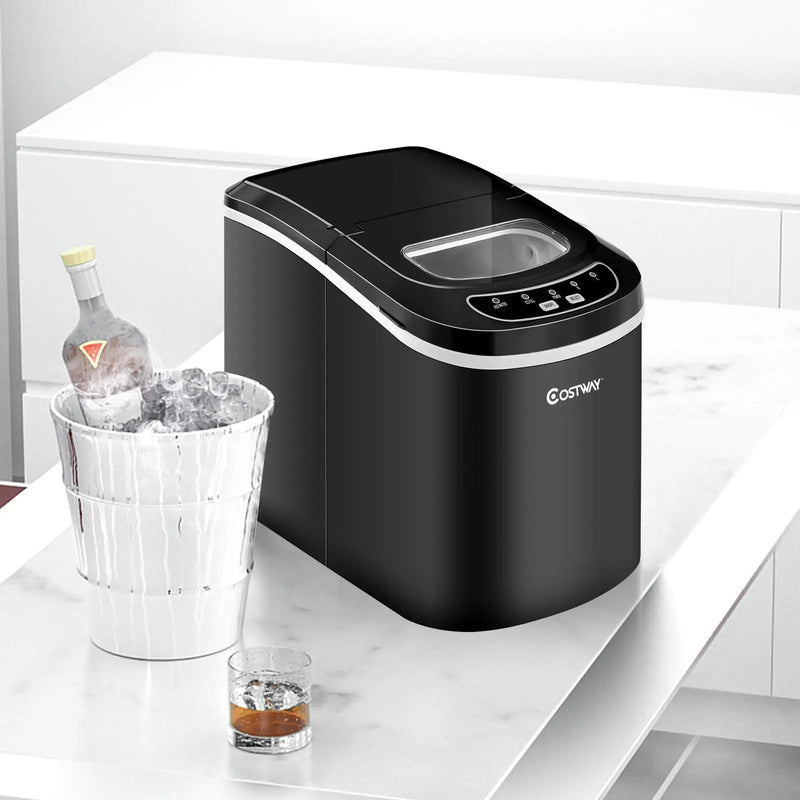 Mini Portable Compact Electric Ice Maker Machine by DirectDeals