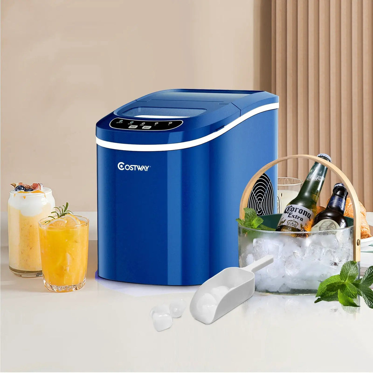 Mini Portable Compact Electric Ice Maker Machine by DirectDeals
