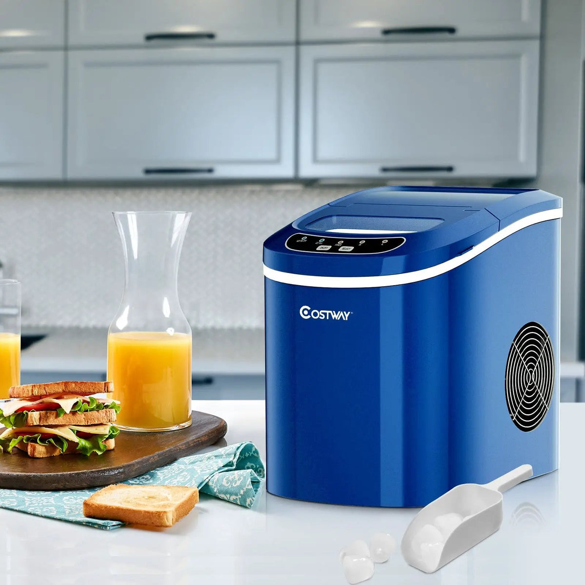 Mini Portable Compact Electric Ice Maker Machine by DirectDeals