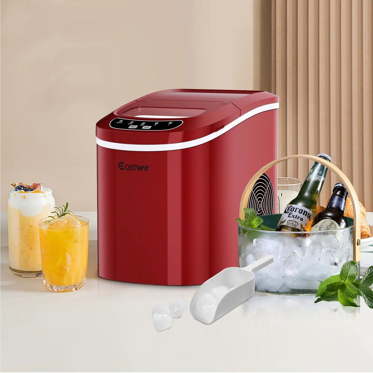 Mini Portable Compact Electric Ice Maker Machine by DirectDeals