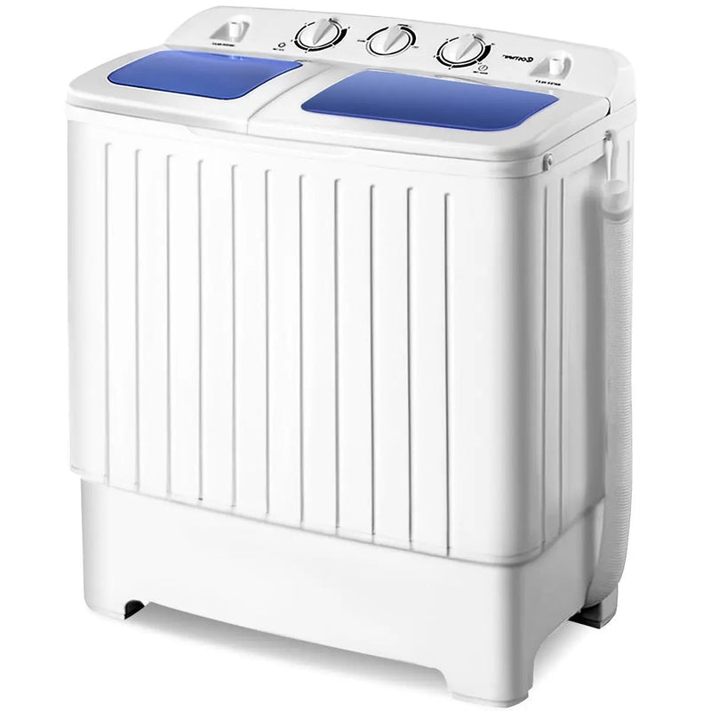 20 lbs Compact Twin Tub Washing Machine for Home Use by DirectDeals