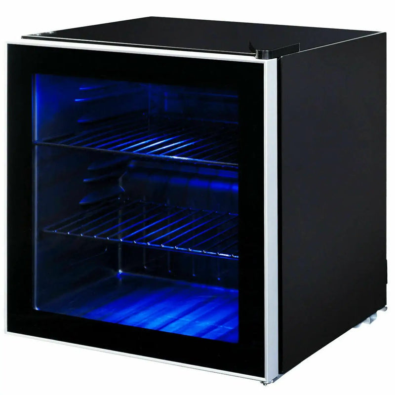 60 Can Beverage Mini Refrigerator with Glass Door by DirectDeals