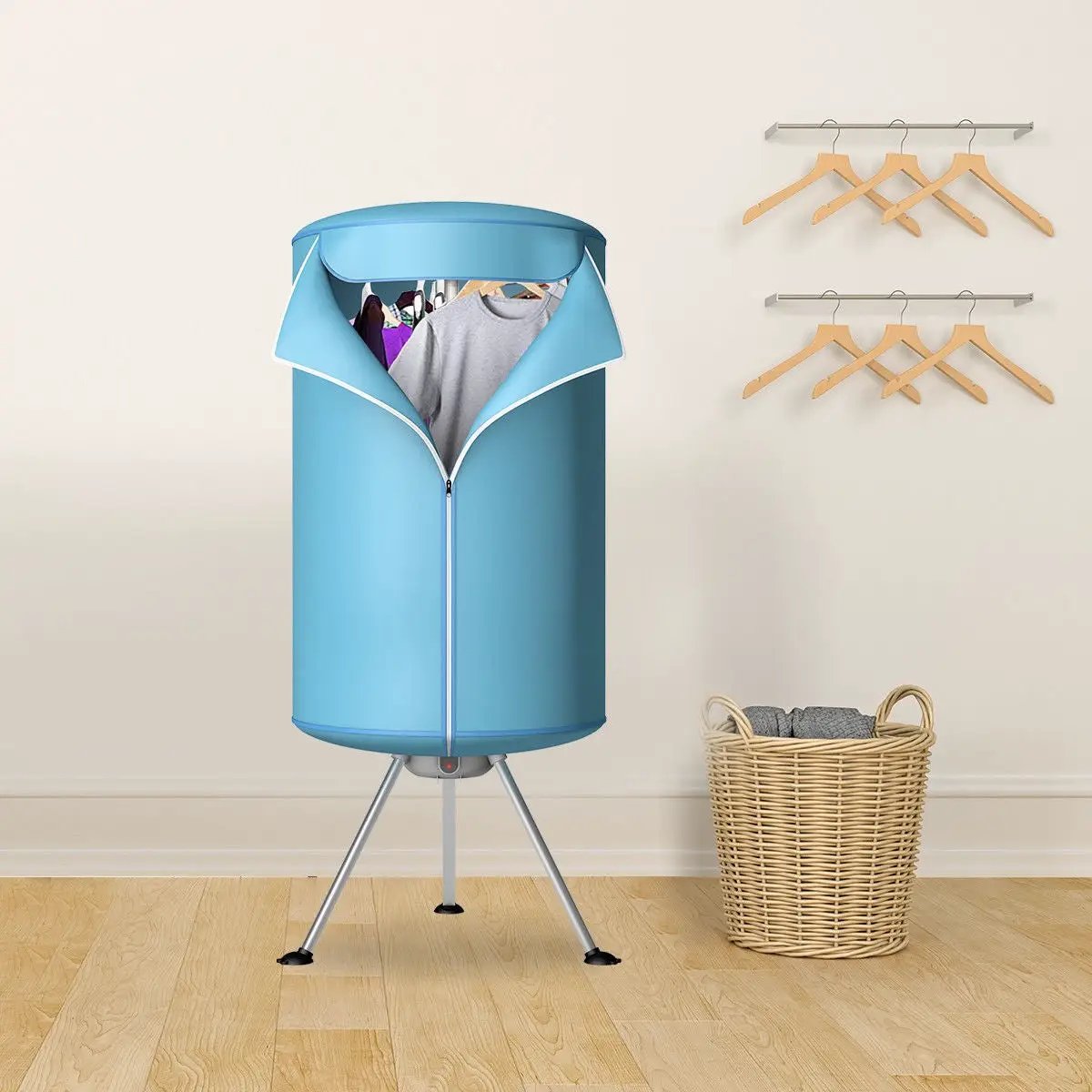 Portable Ventless Laundry Clothes Dryer Folding Drying Machine Heater by DirectDeals