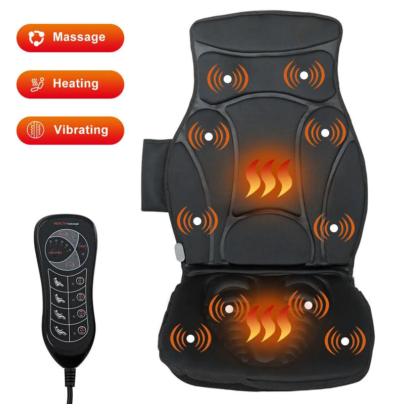 Foldable Full Body Massage Mat with 10 Vibration Motors by DirectDeals