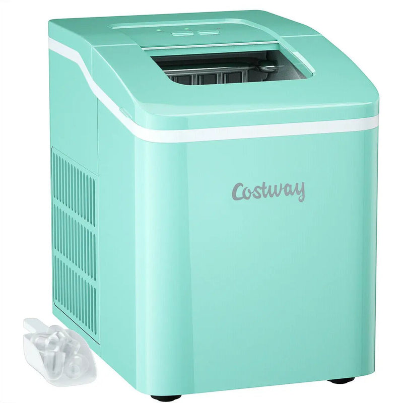 Portable Countertop Ice Maker Machine with Scoop-Green by DirectDeals