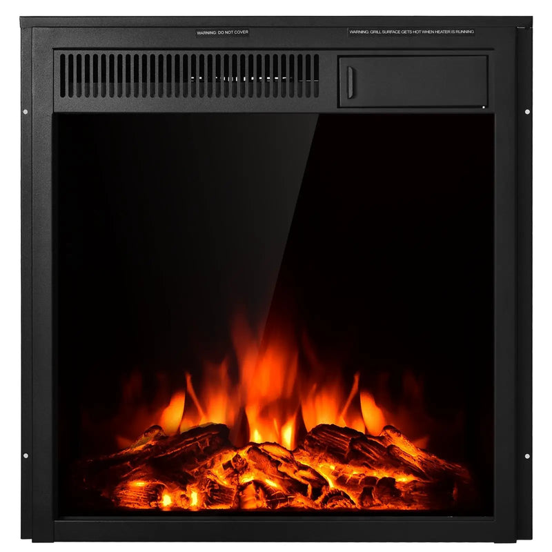 22.5 Inch Electric Fireplace Insert Freestanding and Recessed Heater by DirectDeals