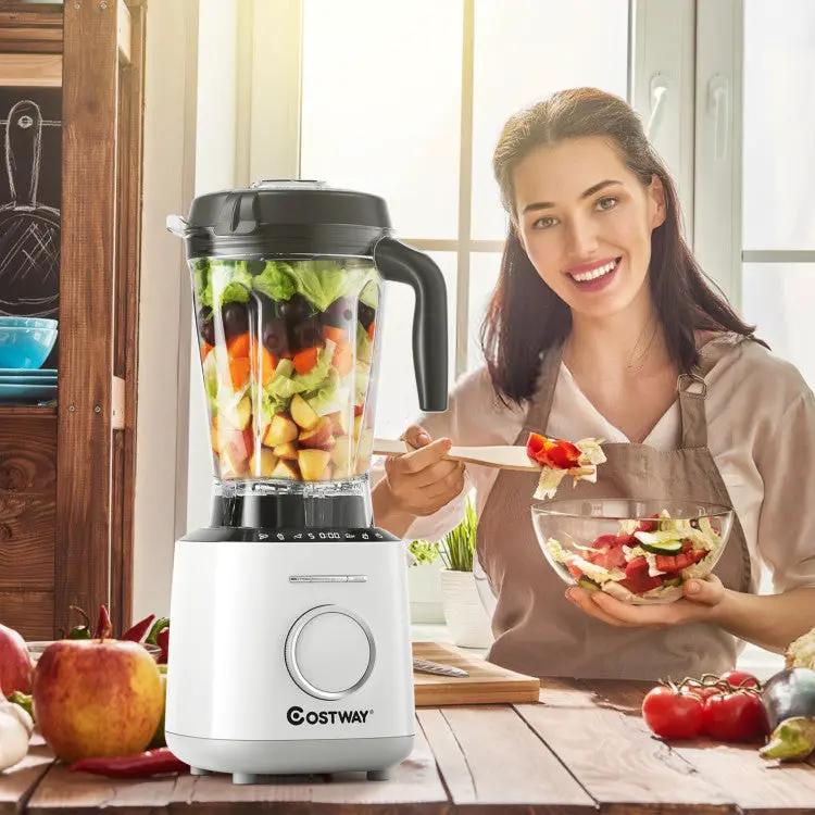 1500W Countertop Blender with 10 Speeds & 6 Preset Programs by DirectDeals