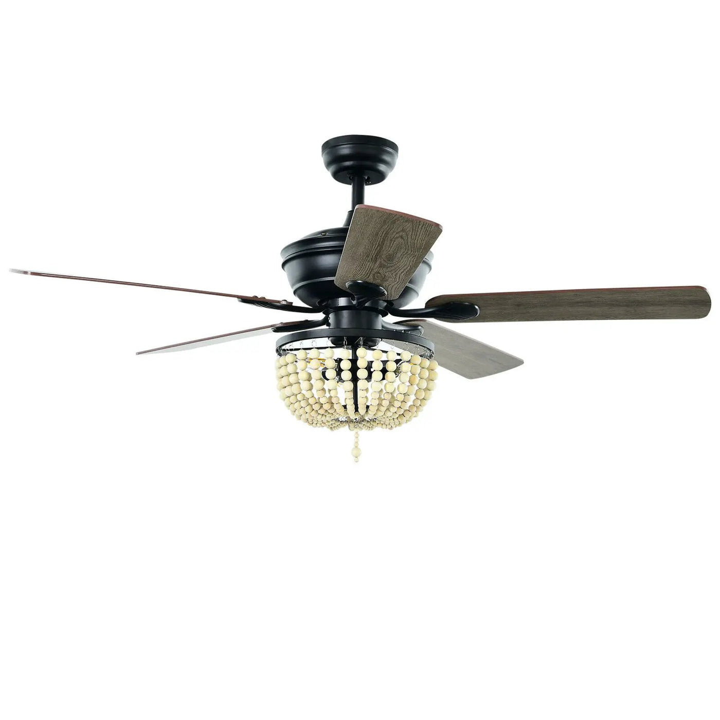 52 Inch Retro Ceiling Fan Light with Reversible Blades Remote Control by DirectDeals