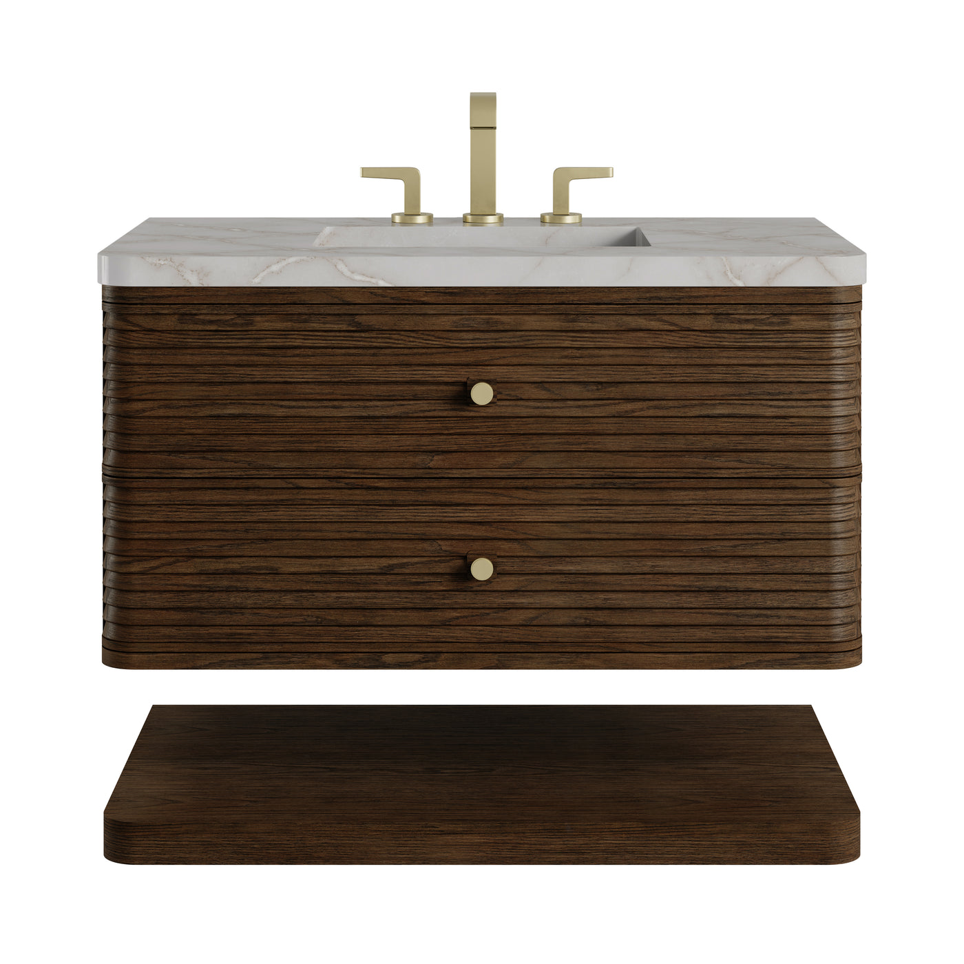 James Martin Allamari 36" Floating Single Bathroom Vanity, Sable by James Martin