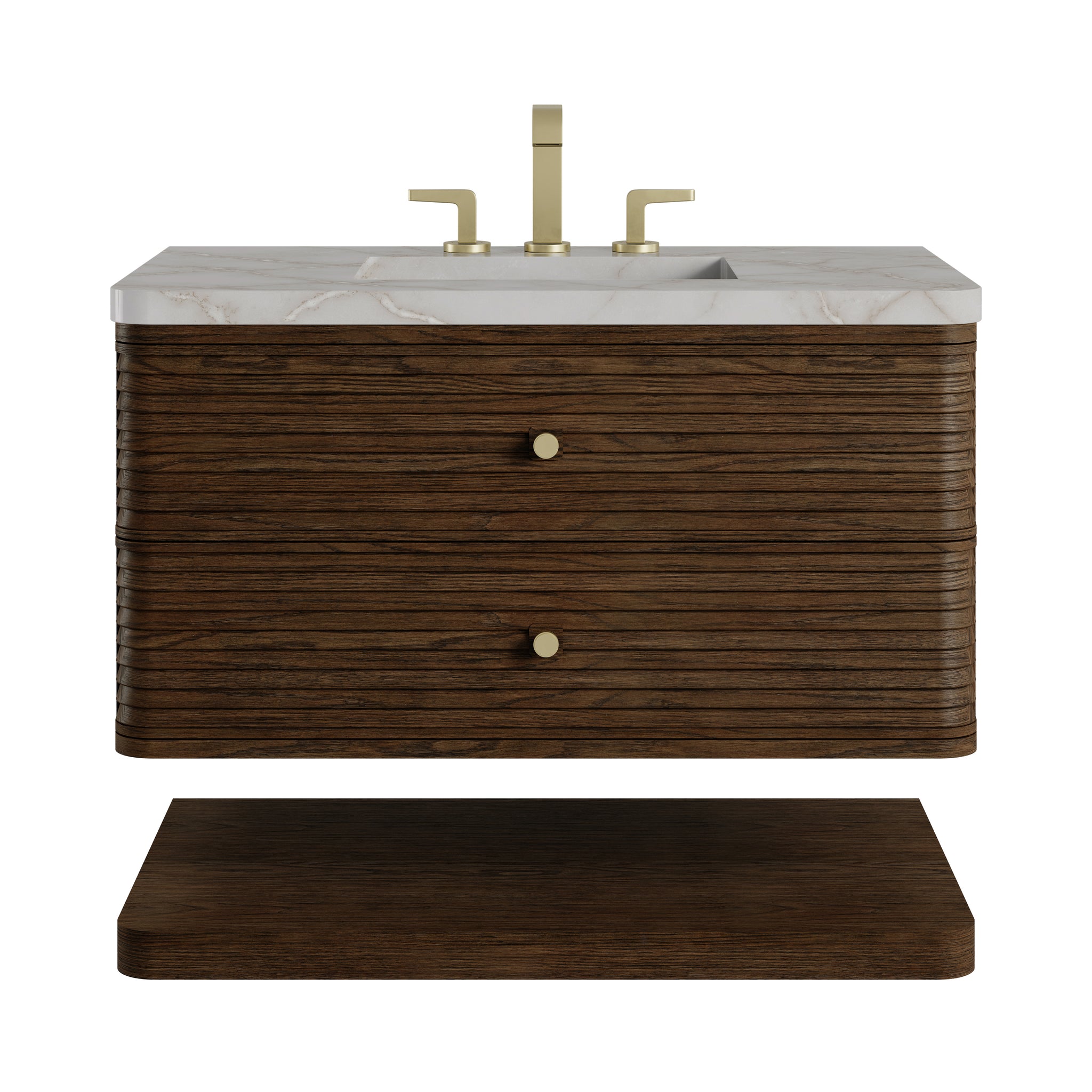 James Martin Allamari 36" Floating Single Bathroom Vanity, Sable by James Martin