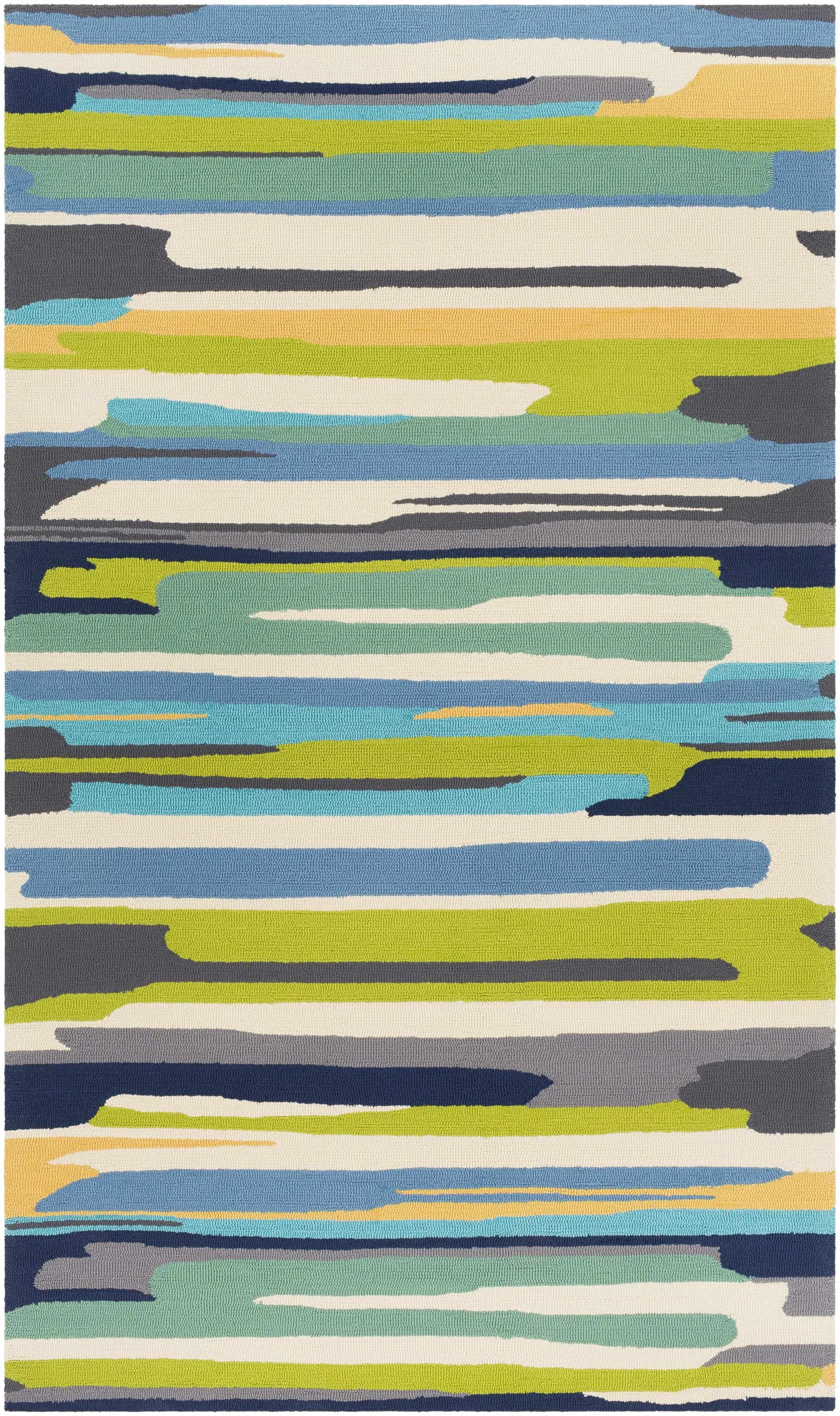 Ephrata Colorful Blue Outdoor Rug - Clearance by Boutique Rugs