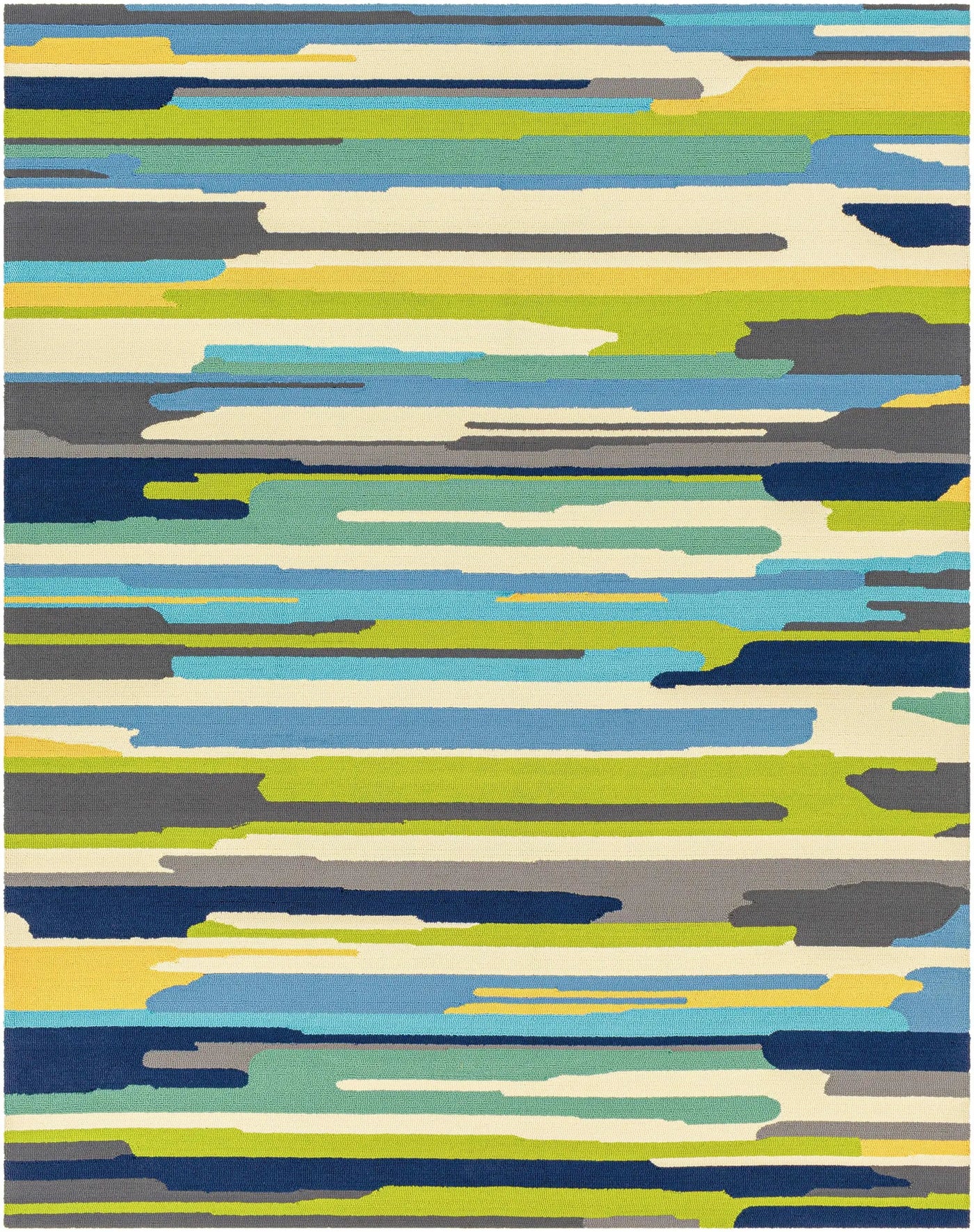 Ephrata Colorful Blue Outdoor Rug - Clearance by Boutique Rugs