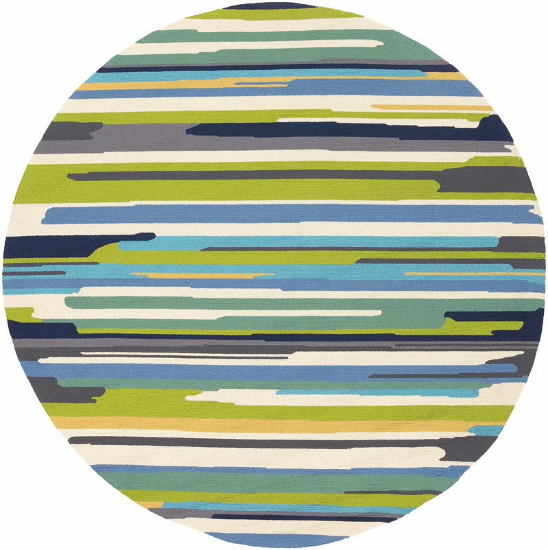 Ephrata Colorful Blue Outdoor Rug - Clearance by Boutique Rugs