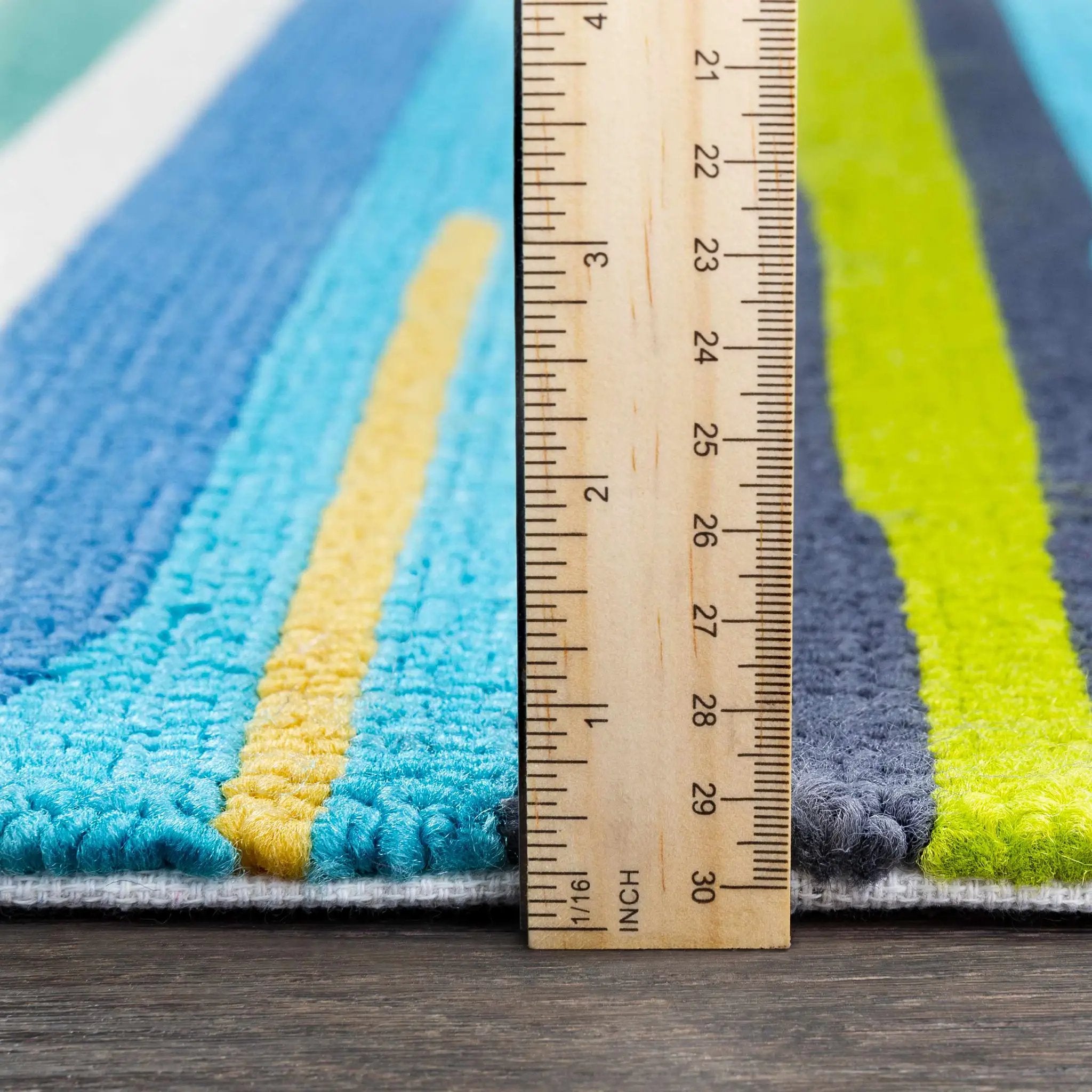 Ephrata Colorful Blue Outdoor Rug - Clearance by Boutique Rugs